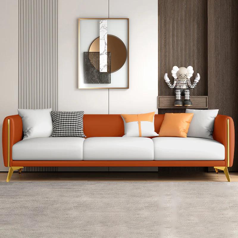 Luxury Technology Cloth Sofa Nordic Modern Simple Three Person Living Room